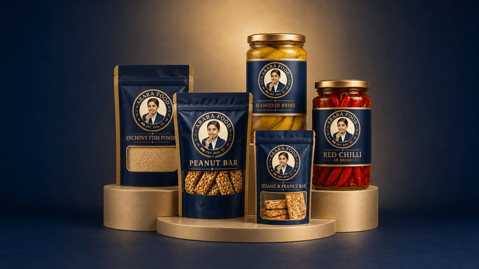 ARARA FOOD collection — sweets, pickles in brine and coastal spices